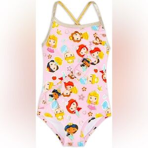 Disney Store Princess Swimsuit One Piece Size 7/8